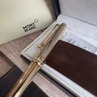 New Authentic Meisterstuck Ballpoint Gold Pen Wavy 164p