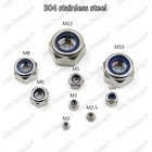 Nylon Insert Hex Lock Nuts M2 M2 5 M3 M4 M5 M6 M8 M10 M12 M14 M16 M18 M20