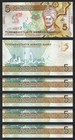 Turkmenistan 5 Manat 2020  Unc  20 Pcs Lot  Consecutive  Commemorative  P-43