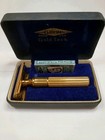 Vintage Gillette Gold Tech Razor In Box Never Used Rare Condition