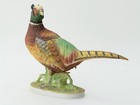 Lefton Pheasant Porcelain Bird Figurine 7 1 2  Long -  04483   1983 Vintage