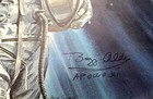 Rare Orig  Buzz Aldrin Signed Nasa Apollo 11 Print   Poster