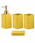 Bathroom Accessories Set Ceramic Soap Dispenser Toothbrush Holder Bathroom 
