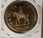         canadian Elizabeth Ii Rcmp Centennial 1973 Proof Silver Dollar   asw  0 375oz   
