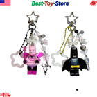 Exclusive Pink Fairy Batman Lego Keychain Valentine s Day Couple Gifts Handmade