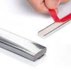 0 Ft Color Peel And Stick Trim For Backsplash 0 4  X 120  1 Stainless Steel