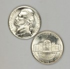 1944 P Uncirculated Jefferson Nickel Choice To Gem Bu  35  Silver