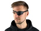 Black Leather Eye Patch  Eye Patch  Man Eye Patch  Woman Eye For Right Eye