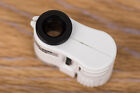 60x Phone Clip Pocket Microscope Loupe Jeweler Magnifier Led Light Glass Zoom