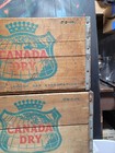 Vintage Antique Canada Dry Ginger Ale Wood Wooden Crates Box 1961 And 1966