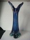Rrr Rare  Antique Vintage Murano Glass Vase 
