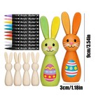 Easter Bunny Wood Seasonal Decoration Paint Your Own Rabbit Figure