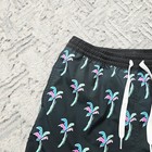 Chubbies Youth Swim Trunks Boys L 14 16 Black Neon Palm Tree Print Lined Shorts