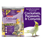  3 Pack  3-d Pet Products Premium Cockatiel Mix Bird Food Seeds  With Probiotics
