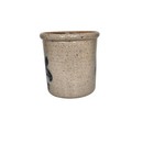 Vintage Salt Glaze Stoneware Small Crock Blue Eagle Farmhouse Cottage Rustic 