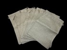 New Lot Of 8 Wedding Hessian Burlap Jute Favour Gift Bags Drawstring Pouch 11x8 