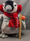 2013 Coca-cola Coke 18    Penguin Holiday Plush With Scarf earmuffs