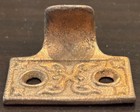 Antique Old Vintage Eastlake Solid Copper Window Sash Pull Handle