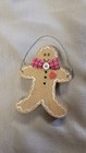 Wooden Gingerbread Man Decoration Ornament