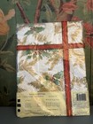 Sultan   s Linens Vintage Christmas Tablecloth Vinyl Flannel Back Square 52  X 52   