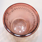 Old 1930 s Pink Depression Glass 3  Half Pint Antique Jelly Jam Preserves Jar