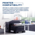 2 Pk Tn830 Xl Toner Hi-yield For Brother Tn830xl Hl-l2480dw Dcp-l2640dw L2820dw