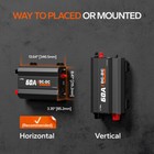 Litime 12v 60a Dc To Dc Charger For 12v Lifepo4 Lead-acid Sla Gel Agm Battery