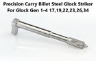 Striker  Hard Billet Steel Firing Pin Assembly For Glock 19 17 26 9mm Gen1-4 New
