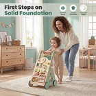 Gianna Wooden Baby Walker For First Steps  Adjustable Speed Push Walker