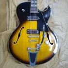 Elk Vintage Hollow Body Electric Guitar Rare Mij Japan 1960s W  Hard Case