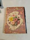 Vintage 13  10  Scrapbook Full Of Newspaper   Magazine Clippings Cover Is Loose 