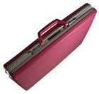 Vintage 1960s Samsonite Hot Pink Hard Sided Briefcase W  Pink Interior