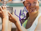 Peng Shuai French Open Champions Tennis 8x10 Photo Signed Auto