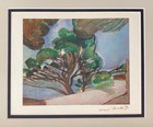 Henri Matisse 1948 Vintage Signed Print Framed Elegant Wall Art