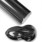 7d Premium Super Gloss Carbon Fiber Vinyl Film Wrap Bubble Free Air Release 5d