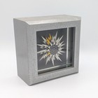 1986 Postmodern Desk Clock By Douglas Chalk For Clever Clocks Lightning Bolts