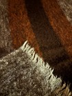 Vintage Donegal Design Ireland Mohair Wool Blanket Throw Hand Woven 48 X 75