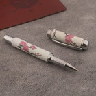 High Quality Metal 1995 Ballpoint Pen Red Plum Blossom Rollerball Stationery