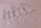 Brand New Box Of 9 Mixed Size Plastic Paperweight Stands - Best On The Internet 