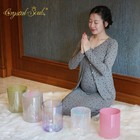 Crystalsoul 432hz Cegab 6-8inch Crystal Singing Bowl Set Sound Therapy Equipment