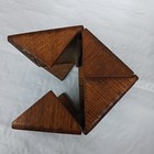 Antique Wooden Sewing Boxs  no Parts In One And  Other Has Mirrors In It  1883 
