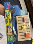 New Melissa   Doug Shape-sorting Wooden Dump Truck Toy 2 Figures   9 Shapes