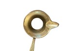 Hand Made Engraved Sturdy Brass Turkish Greek Arabic Coffee Pot