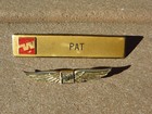 Western Airlines Wing Airways Flight Attendant Stewardess Wing   Name Tag