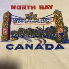 Vintage 50s Souvenir Tee T Shirt Western  Canada Rockabilly Youth Large