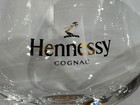Two  2  Vintage Hennessy Cognac Gold Trim Snifter Glasses - 4 1 2  Tall