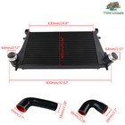 Tube   Fin Intercooler Kit For Audi A3 s3 Vw Golf Gti R Mk7 Ea888 1 8t 2 0t Tsi