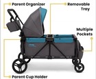 Jeep Sport All-terrain Stroller Wagon By Delta Children - Includes Canopy  Pa   