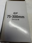 Canon Ef 75-300mm F 4-5 6 Iii Telephoto Zoom Lens For Canon Slr Cameras