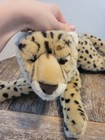 Fao Schwarz Cheetah Leopard Toys R Us Plush Laying Jungle Stuffed Animal Toy